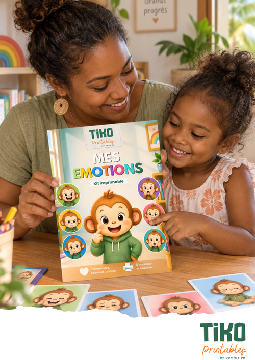 Kit éducatif TIKO "Les émotions" - imprimable