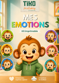 Kit éducatif TIKO "Les émotions" - imprimable