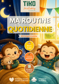 Kit éducatif TIKO "Ma routine quotidienne" - imprimable