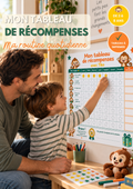 Tableau de récompenses TIKO "Ma routine quotidienne" - imprimable